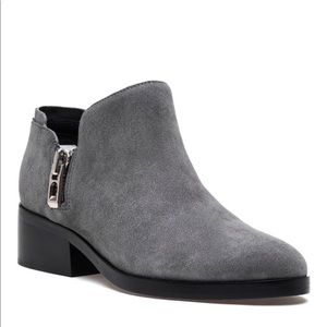 3.1 PHILLIP LIM ALEXA STONE SUEDE ANKLE BOOTIE